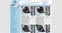 Desktop Screenshot of exoticwatches.net